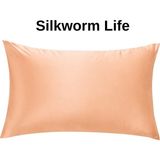 Somonrenkli % 100 Saf Ipek Yastık Kılıfı - 50 X 70