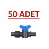Somunlu Conta Çıkışlı Mini Vana Damlama 50Li Paket