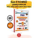 Son 5 Yıl Msü Çıkmış Sorular-Tıpkı Basım-Bire Bir Ösym-Tamamı Video Çözümlü