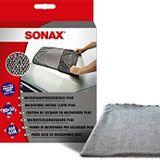 SONAX Mikro fiber kuru bez Plus (1 adet) büyük formatta araçların mükemmel, iz bırakmadan kurutulması için/Ürün No. 04512000