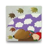 Sonbahar Bebek Odası Tablosu - 40x40cm