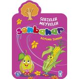 Sonbahar Sebzeler Meyveler Boyama Zamanı - kollektif