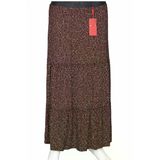 Sondos Moda42 Hesna Kadın Nursel Lastikli 3 Kat Astarsız Penye Etek