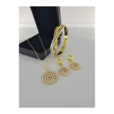 SONES Elti Çatlatan Gold Çelik Takı Seti