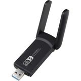 Sonex 1300 Mbps Dual Band USB 3.0 Adaptör Kablosuz Wifi Alıcı 2.4ghz 5ghz - 1 GB - 00-Siyah - Beyaz - Option-1