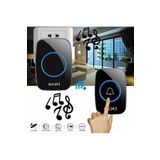 Sonex 2 Buton 1 Alıcı Kablosuz Uzaktan Kumandalı LED Kapı Zili