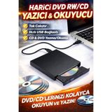 SONEX Harici DVD RW CD Yazıcı Okuyucu USB 2.0 Taşınabilir CD DVD Sürücü