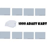 Sonex Manyetik Kart 1000 Adet - Göstergeç Proximity Kart - Beyaz