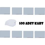 Sonex Manyetik Kart - Göstergeç Proximity Kart 500 Kart - Beyaz