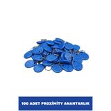 Sonex Manyetik Proximity Anahtarlık Tag 125 Khz – 100 Adet Rfıd Keyfob Göstergeç
