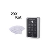 SONEX QP140 RFID Şifreli Kapı Kilidi – Kartlı Geçiş Kontrol Sistemi + 20 Proximity Kart