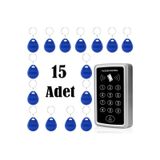 Sonex Rfid Şifreli Kapı Kilidi 15 Adet Proximity Anahtarlık Gösterge