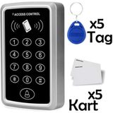 Sonex RFID Şifreli Kapı Kilidi -5 Adet Kart-5 Adet Anahtarlık Hediye