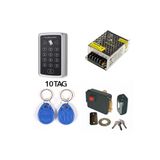 SONEX RFID Şifreli Kapı Kilidi Full Sistem – Apartman Kapısı Otomatlı, 10 Proximity Anahtarlık