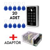 Sonex Rfid Şifreli Kapı Kilidi - Kartlı Geçiş Kontrol Sistemi Full Set