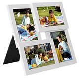 SONGMICS 4 fotoğraf için resim çerçevesi kolajı, 10 x 15 cm RPF25WT