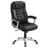 Songmics Ergonomik Ofis Koltuğu Yüksekliği Ayarlanabilir Döner Sandalye Sağlam, Dayanıklı, Siyah Obg21B 52x53x122 cm