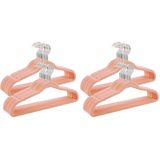 SONGMICS Kadife Elbise Askısı, 30'lu Set, Askı, Ceket Askısı, 41,5 cm Genişliğinde, Elbise Askısı, Ince, 360° Dönebilen Kanca, Mont, Gömlek ve Takım Elbise İçin, Pembe, Crf26Pk (2 paketi)