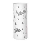 Songmıcs Luc23w Şemsiye Standı, Metal Yuvarlak Şemsiye Ayağı, Su Toplama Kasesi Çıkarılabilir, Kancalı, 49 X Ø 19,5 Cm, Beyaz | Yuvarlak Şemsiye Standı, 49,4 X 19,8 Cm (Y X Çap), Mat Beyaz, Patsy Kole