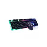 Sonia QPART GM-14 Rgb Işıklı Oyuncu Türkçe Q Klavye Mouse Set 1.5 m Örgü Kablo 3020