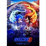 Sonic 3 Film Afiş Poster 30x42 Çerçevesiz