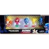 Sonic 5'li Figür Seti Renkli Kirpi Sonic Karakter Oyuncakları Hediyelik Çocuklar İçin