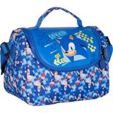 Sonic Beslenme Çantası Su İticili Özellikte 16 x 12 x 22 cm Mavi Renkli Çocuklar İçin