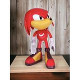 Sonic Hedgehog Kirpi Sonic Anime Karakter Figür Eklemli Silikon Oyuncak Kırmızı Ekidne Knuckles 16cm