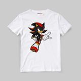 Sonic Kirpi Shadow Çocuk Tişört T-Shirt Mr-22 - 12 - 13 Yaş - 001-Beyaz