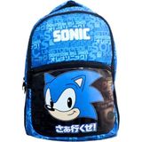 Sonic Li 3 Bölmeli Ilk Okul Çantası Mavili Siyahlı - Çok Renkli - 39x28x18
