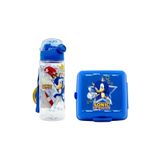 Sonic Lisanslı 500 ml Matara Ve Dört Bölmeli Beslenme Kabı Seti
