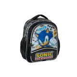 Sonic Okul Çantası, Sonic The Hedgehog Baskılı, Mavi, 38x13x32,5 cm