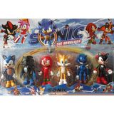 Sonic Oyuncak Süper Sonic Figür ve Süper Sonic Arkadaşları 6'lı Supersonic Metalsonic Figürleri - Renkli