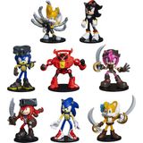 Sonic Prime Seri 2 8'li Deluxe Aksiyon Figür Oyuncak Seti - Standart