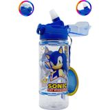 Sonic Şeffaf Matara Suluk Lisanslı Pipetli 500 ml