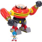 Sonic The Hedgehog 2.5 inç Action Figure Hammer Egg Robot Deluxe Playset. 360 Derece Döndürme Saldırısı ve Mermi Topu Kolları! Çekiç Yumurta Robotu Patlayana Kadar 3 Vuruş!