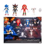 SONIC THE HEDGEHOG 3 Film Aksiyon Figürleri 5,5 cm Film Koleksiyoncu Oyuncak Figürü Çoklu Paket Knuckles Shadow Buzz Bomber ve Drone içerir - Resmi Lisanslı Oyuncaklar