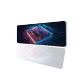 Sonic Touch SonicTouch Neon Işıklı Çip Devre Kaymaz Gaming Oyuncu Masaüstü Dikişsiz Mavi Pembe Klavye Mouse Pad