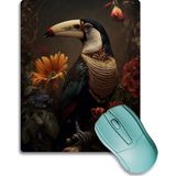 Sonic Touch SonicTouch Tukan Papağını Kaydırmaz Gaming Oyuncu Dikişsiz Kahverengi Sarı Mouse Pad17x21cm