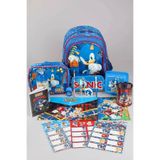 Sonic YENİ SEZON LİSANSLI SONIC FULL+FULL KIRTASİYE SETİ "OKUL ÇANTASI, BESLENME ÇANTASI VE KALEM ÇANTASI,
