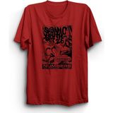 Sonic Youth, Numbers, Rock Metal Müzik Grubu Baskılı, Unisex, %100 Pamuk Tişört - Kırmızı - 2XL