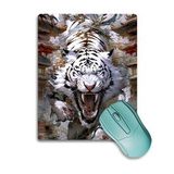Sonictouch Çin Beyaz Kaplanı (White Tigger) Kaydırmaz Gaming Oyuncu Dikişsiz Mouse Pad/ped 17X21CM