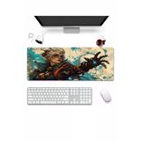 Sonictouch Klavye Mousepad 32X70cm Dikişsiz Pürüzsüz Sıvı Geçirmez Kaymaz Taban Bakır Bilge