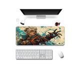 Sonictouch Klavye Mousepad 40X90cm Dikişsiz Pürüzsüz Sıvı Geçirmez Kaymaz Taban Bakır Bilge