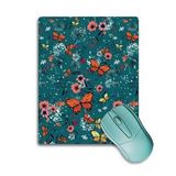 Sonictouch Soimoi Yeşili Turuncu Kelebekli Kaydırmaz Gaming Oyuncu Dikişsiz Mouse Pad/ped 17X21CM