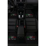 Sonictouch Universal Oto Araba Paspası Takımı Dijital Baskılı Her Araca Uyumlu Yıkanabilir 22OPD251103 - Siyah