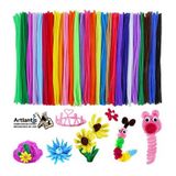 Şönil Renkli 30 Cm 100'lü 1 Paket Artlantis 30 Cm Renkli Tüylü Te
