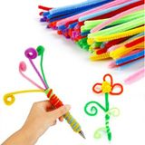 Şönil Renkli 30CM 1 Paket 15'li 30CM Renkli Tüylü Tel