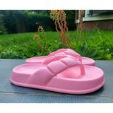 Sonimix Kadin Parmak Arasi Terlik Yuksek - Pastel Pembe