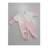 Sönmez Baby WELSOFT BOLEROLU KIŞLIK KADİFE KIZ TULUM BEBE TAKIMI